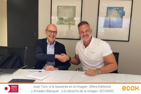 Ecox 5D y Sfera Media Group firman un acuerdo para abordar el mercado Italiano